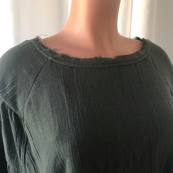 Free People tiered gauze trapeze blouse - Picture 4 of 8